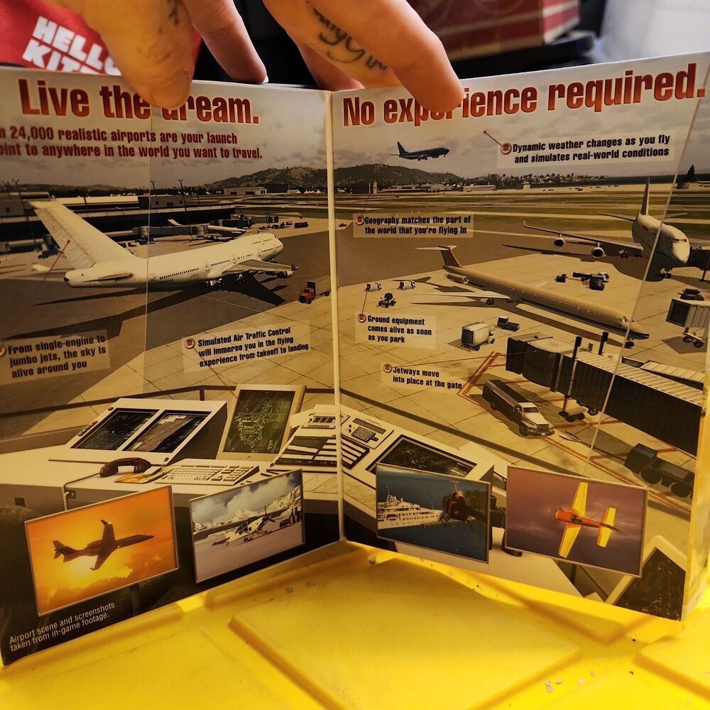 Microsoft Flight Simulator X Game For Windows PC DVD Includes Key & Manuals - Picture 3 of 5